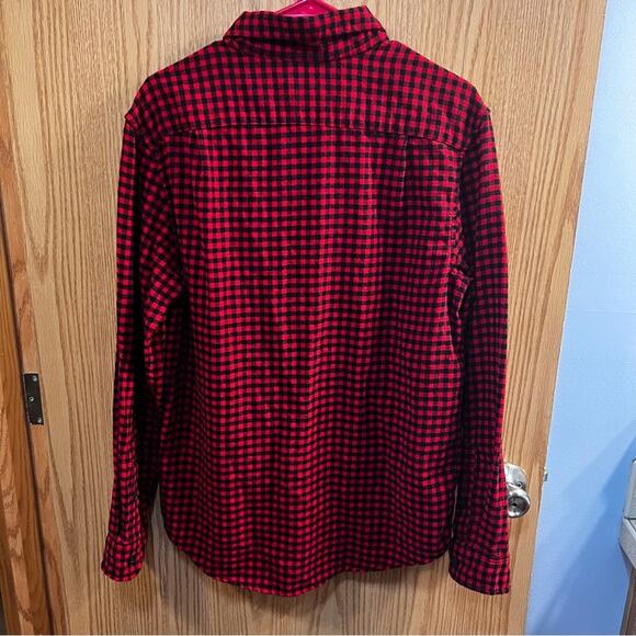 Goodfellow & Co Standard Flannel Button Down Shirt Men's Size Medium Shacket - Picture 2 of 5